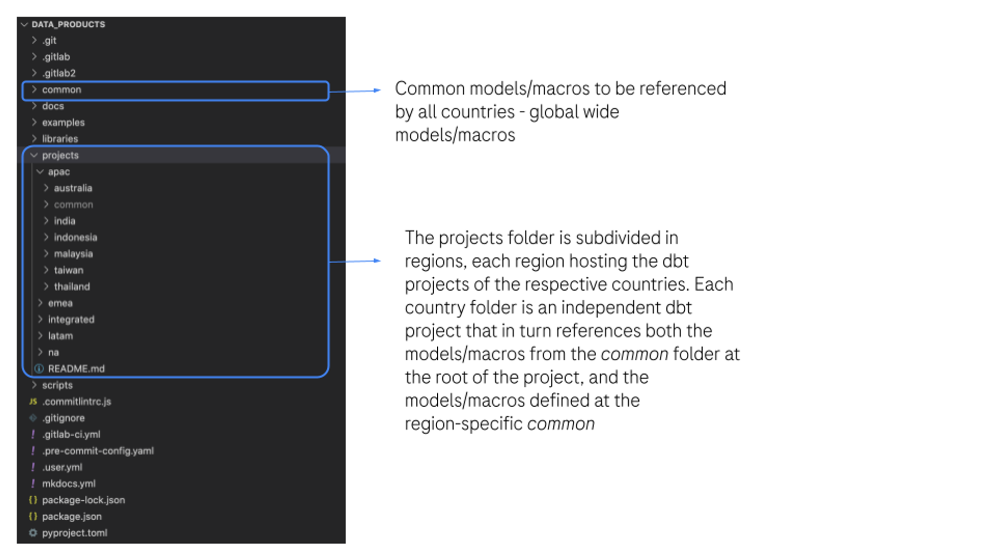 Roche project structure as seen in the repository